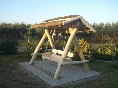 Huśtawka drewniana ogrodowa, Tartak Darul