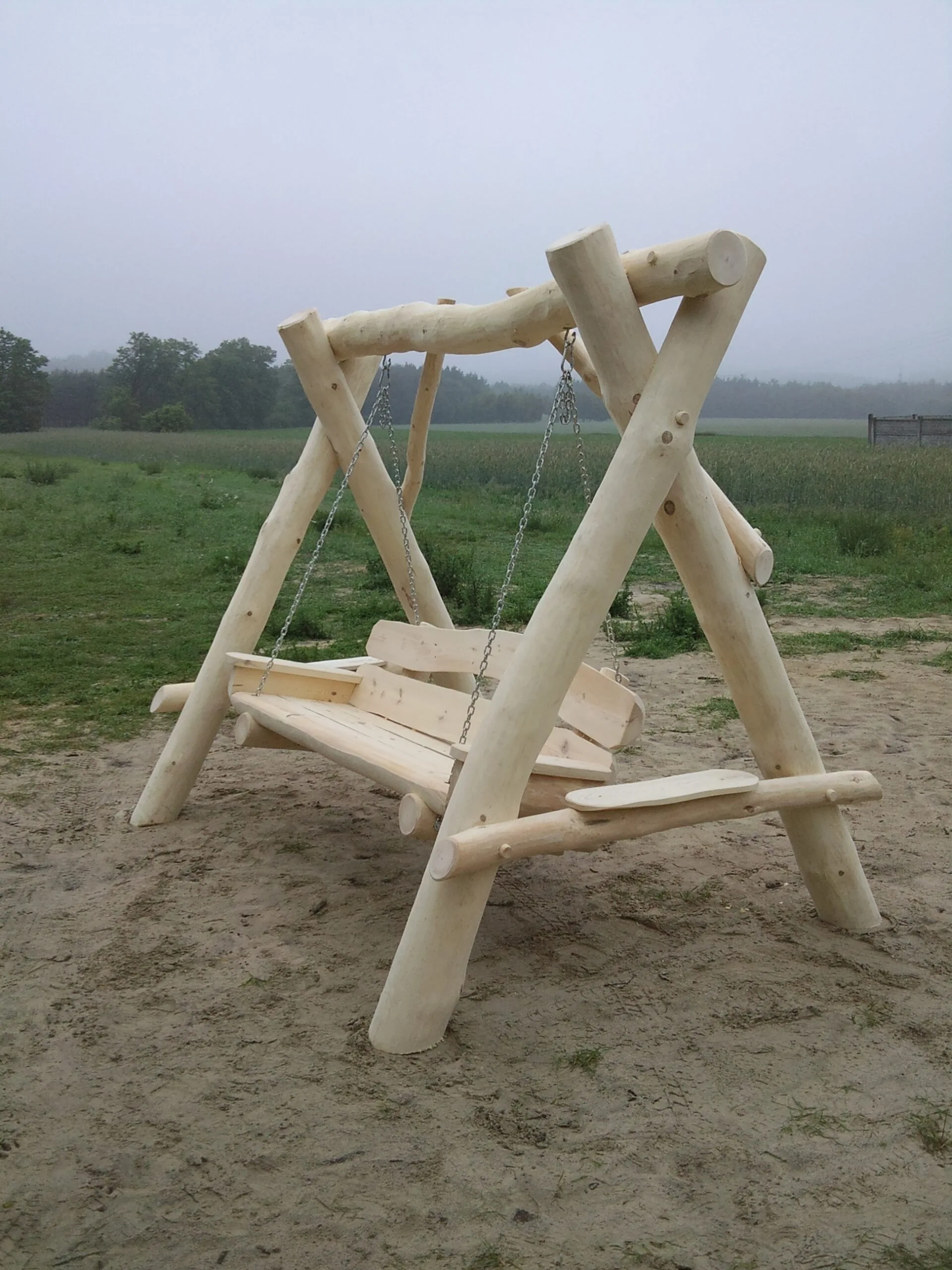 Huśtawka z drewna na zamówienie, Tartak Darul