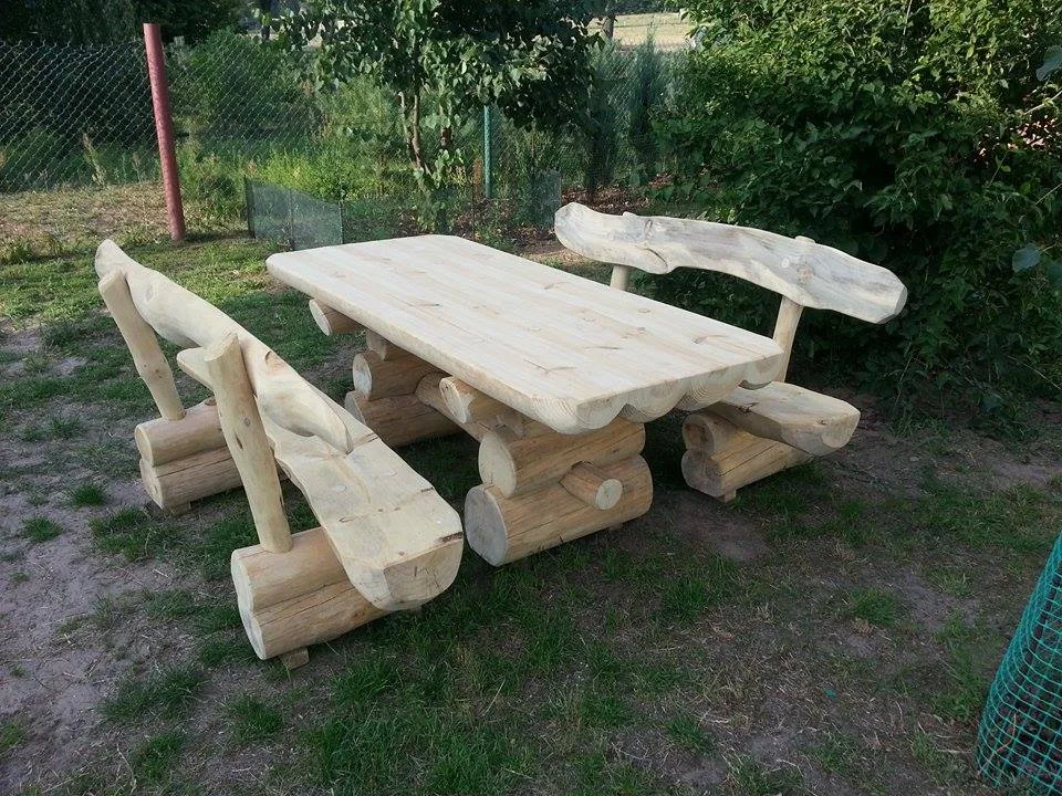 Meble ogrodowe drewniane, Tartak Darul Tuliszków