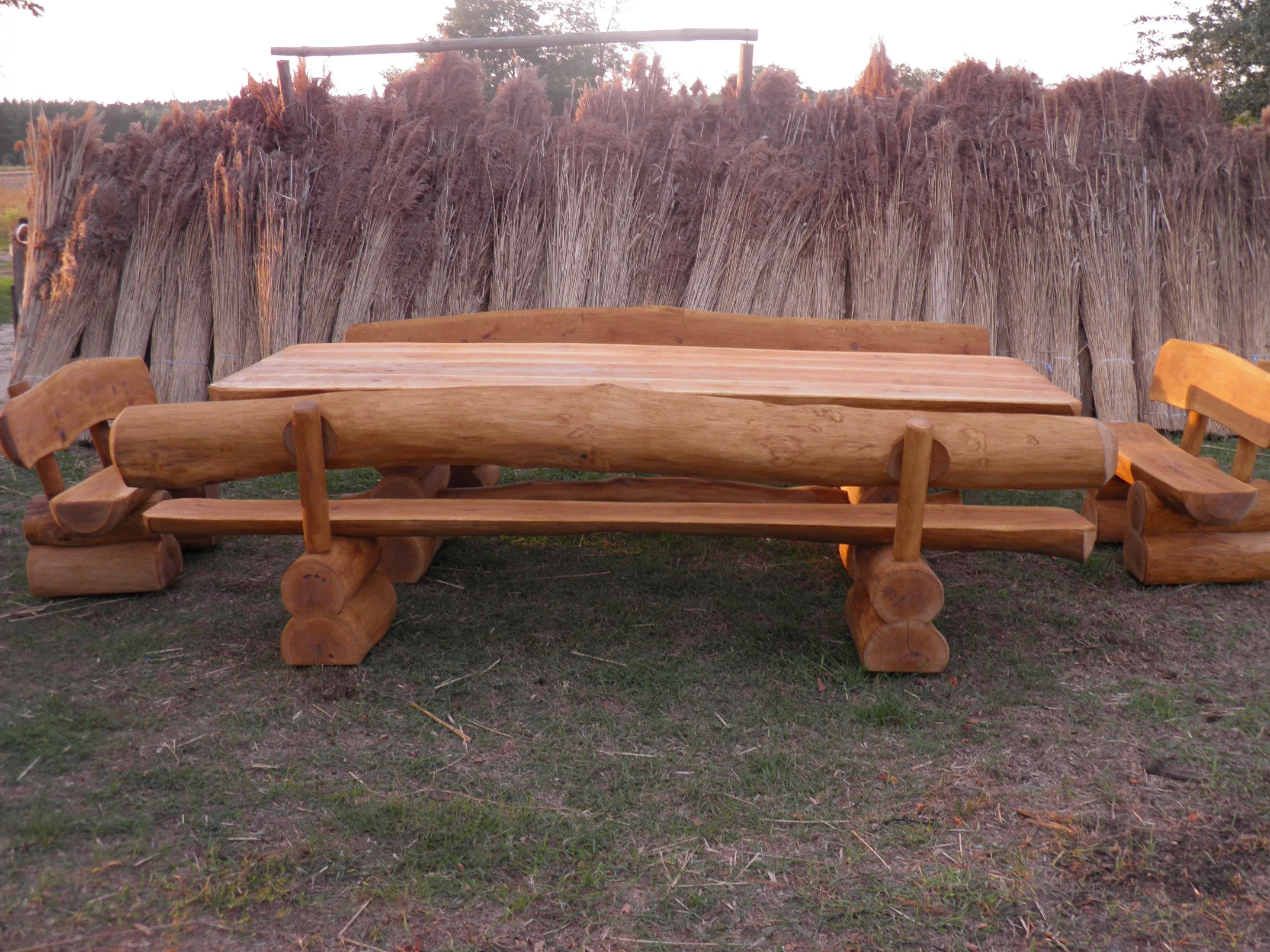 Komplet ogrodowy z drewna sosnowego, Tartak Darul