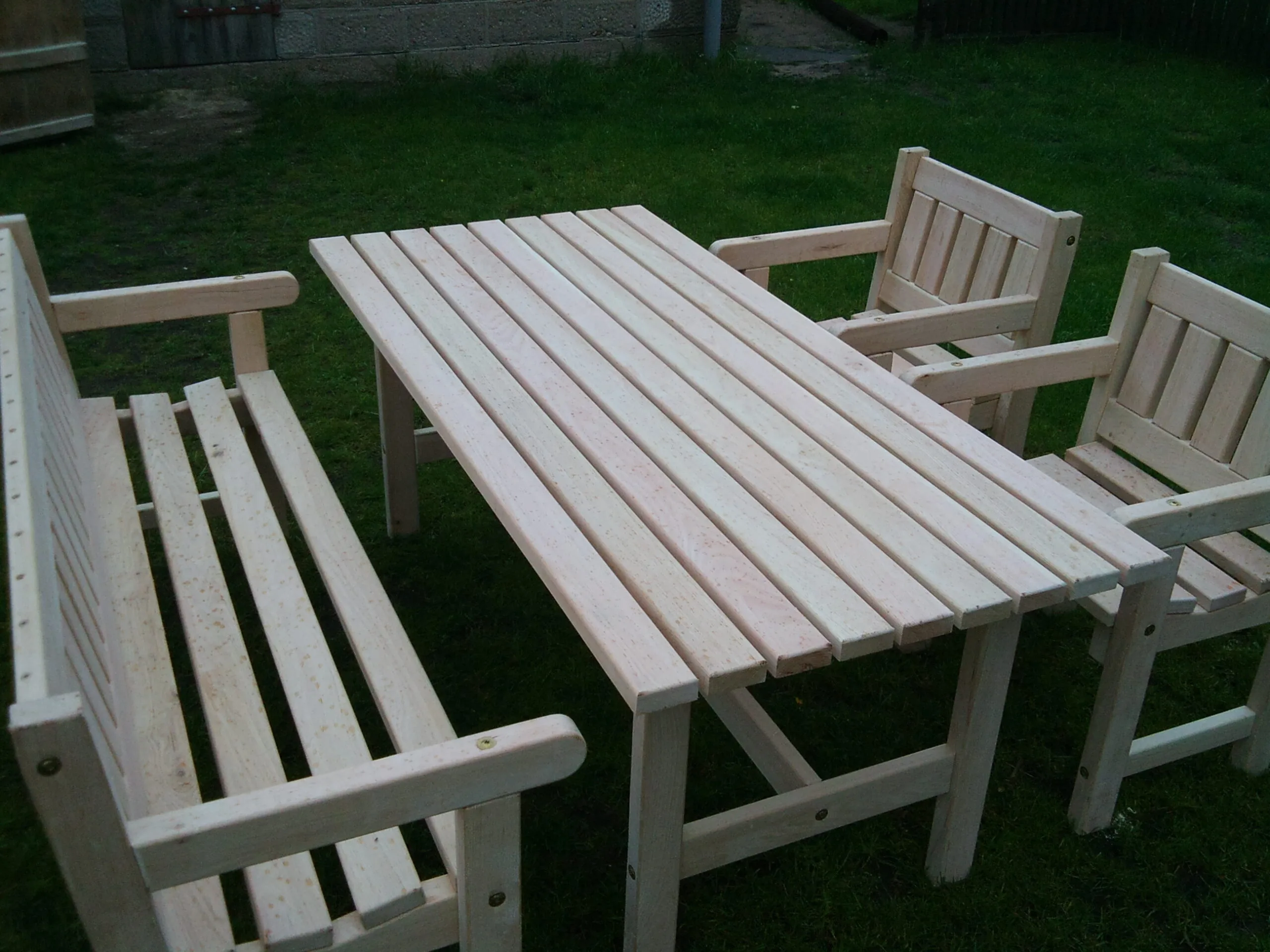 Meble ogrodowe drewniane, tartak Tuliszków