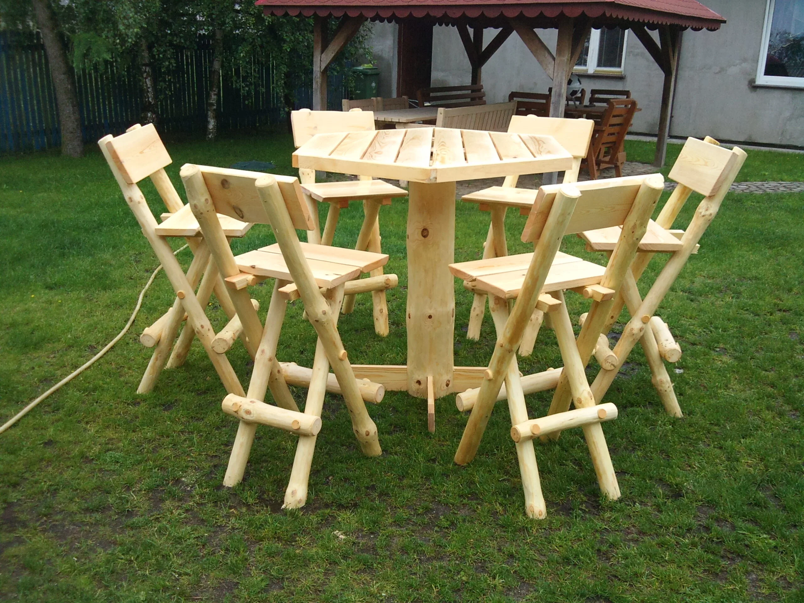 Zestaw ogrodowy z drewna, Tartak Darul Turek