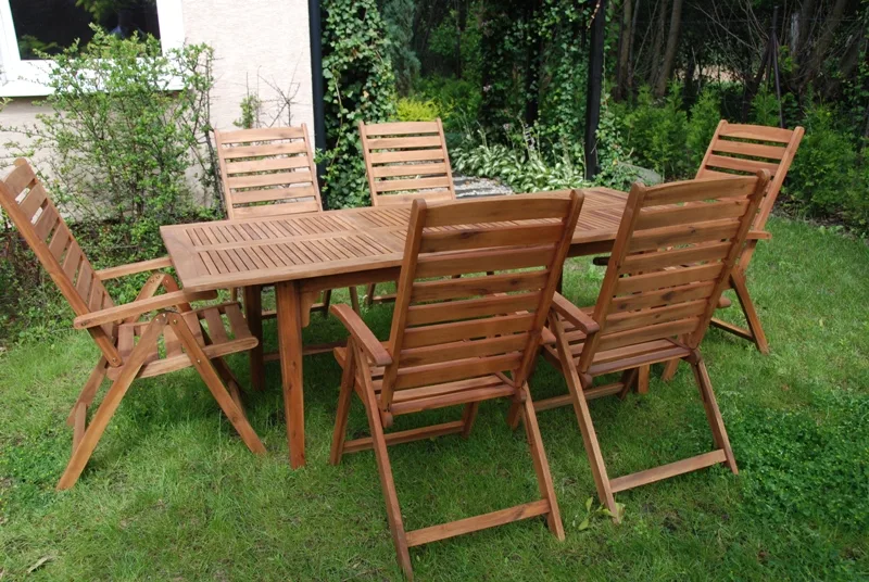 Komplet ogrodowy z drewna, Tartak Darul Tuliszków