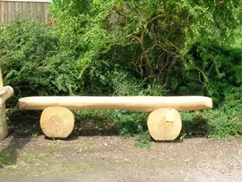 Komplet ogrodowy drewniany, realizacja Tartak Darul